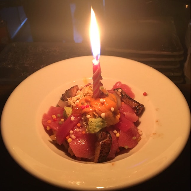 Sushi Birthday "Cake" (Omakase)