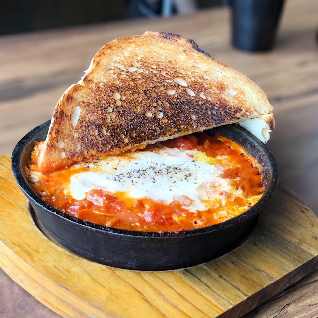 Moroccan Baked Eggs ($14)