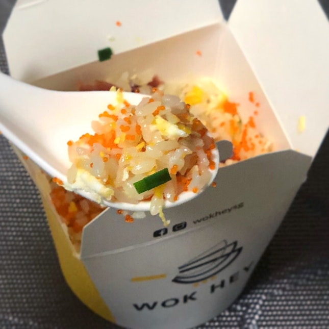 Egg Fried Rice with Tobiko