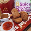Spicy Chicken McNuggets 😍😋
.