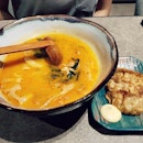Rice cake soup with kimchi and kurobuta pork