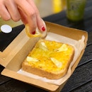 Honey Cheese Toast ($8.90)