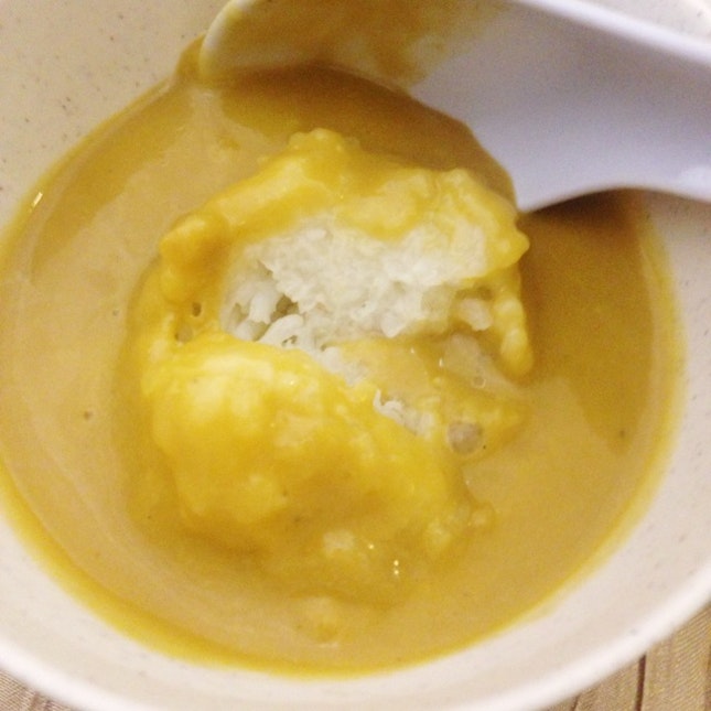 Serawa Durian with glutinous riceballs