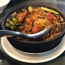 Tucked in an industrial estate, La Chasseur whips up delicious tze char style food, including their famed claypot chicken rice ($13) served with basmati rice that absorbed all the flavourful goodness of the ingredients in the pot.