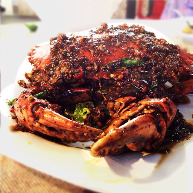 Black pepper crab.