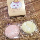 Got these blueberry and chestnut mochi from Dezato Dezato at the basement of Westgate.