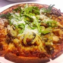 The Mushroom and Chicken Pizza (SGD$14.90 for large / SGD$10.90 for small).