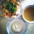 Homemade chicken rice. ❥
