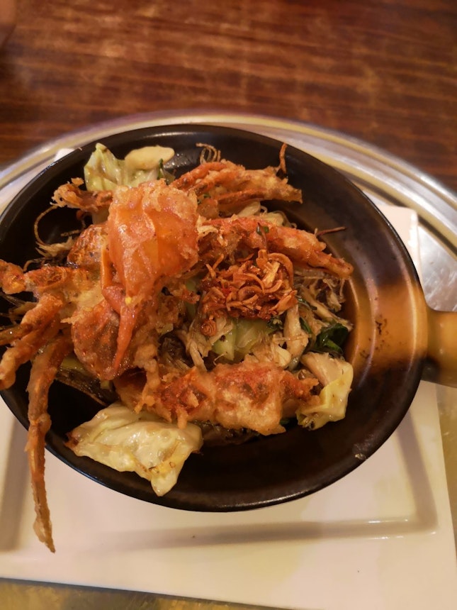Wok Fried Cellophane Noodles W Mud Crab 24++