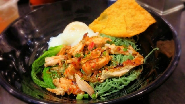 Grilled Chicken With Jade Noodles
