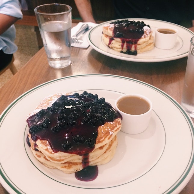Simply Delicious Blueberry Pancakes ($18++)