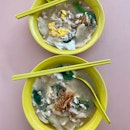 Mee Hoon Kueh Soup ($3)