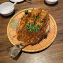 Charcoal Grilled Seabass with Lemongrass ($24.90)