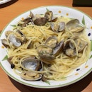 Asari Mushroom Soup Spaghetti