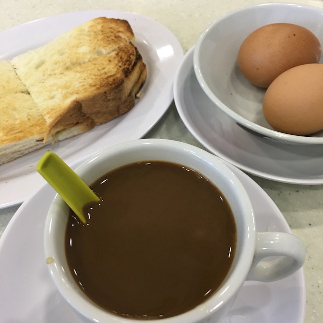 Toast, Egg, Coffee