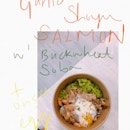 Garlic Shoyu Salmon Soba Bowl