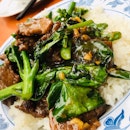 Beef And Kai Lan Rice