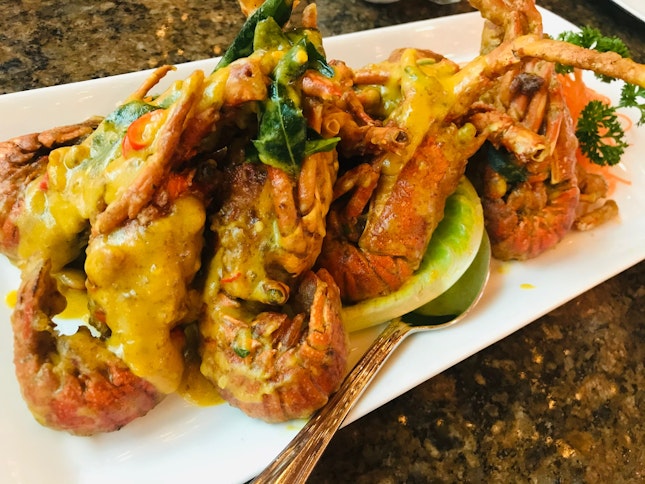 Salted Egg Sauce Baby Lobsters