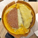 Luncheon meat, egg and cheese pancake