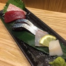 The seasonal sashimi.