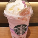 Pink Peach Crème Blossom Frappuccino®  $8.20