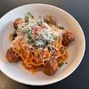Fiery Meatball Spaghetti  $18.90