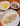 Scallops & Cold Pasta $22 | Scrambled Egg & Mixed Shrooms $8