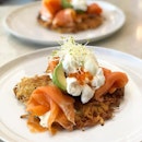 Smoked Salmon Rosti ($21)  Never knew there was a quaint cafe with an amazing beach view at Changi civil service club till my friend asked us out for brunch here.