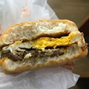 BBQ Beef With Egg Burger