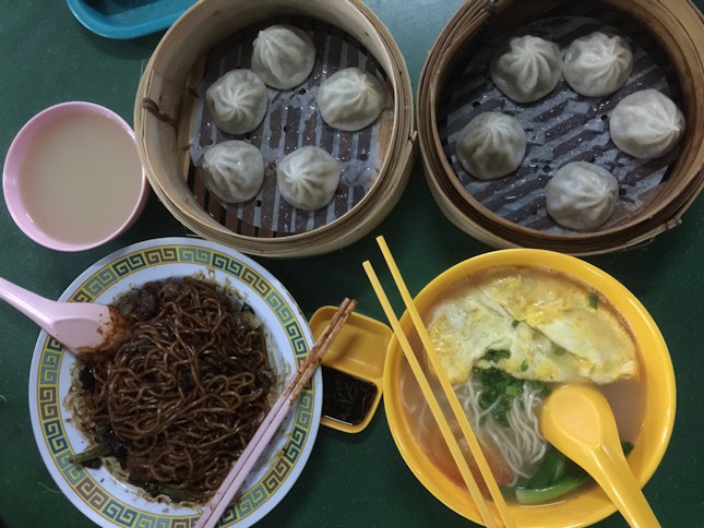 Dry Noodles, Tomato And Egg Noodles And Xlb!