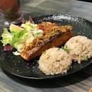 Grilled Salmon with Lemongrass & Flavoured Rice