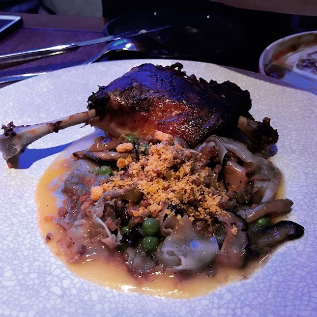 East meets west in the form of duck confit with kway teow by the side #burpple