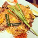 Beef pad thai! Yum yum