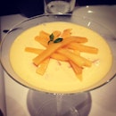 Mango-Yuzu Panna Cotta 😊 #dessert #duxton