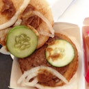 today's lunch >>> new Limited Time Offer from #mcdonalds - the Shiok Shiok Satay Beef Burger!