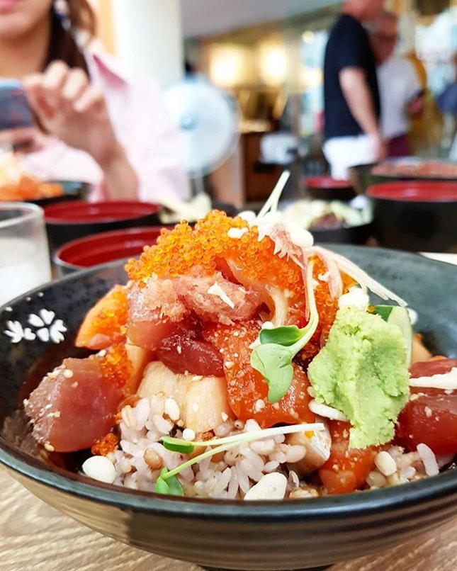 #Lunch today - #sashimi bowl from Koji #Sushi!