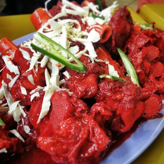 Taste test...Tulang Merah from Haji Kadir #tulangmerah #muslim #food #singapore #hajikadir #lamb