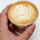[Nature's Glory] - Starting the day with a cup of latte made using bonsoy soy milk.