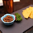 [The Wall] - the Miso Machos ($8) which is actually salted bean nachos with minced beef.