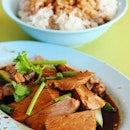 [Heng Gi Goose And Duck Rice] - I had the Duck Rice for one person and it costs $3.50.