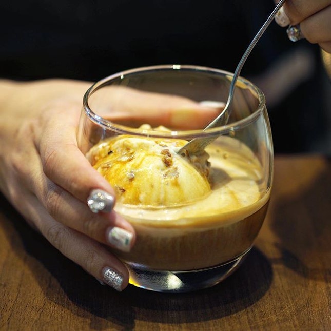 [Denzy Gelato] - Diners may choose any gelato flavour to go with the Affogato, giving them a chance to create unique flavours to their likings.