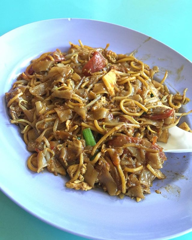 [Lai Heng Fried Kuay Teow] - The Char Kway Teow ($3) is the wet and slippery type.
