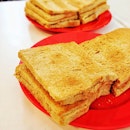 Crispy golden bread toast!