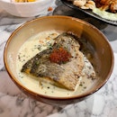 Seabass With Truffle Seafood Stew ($18)