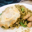 Green Curry Fried Rice With Crispy Pork ($6)