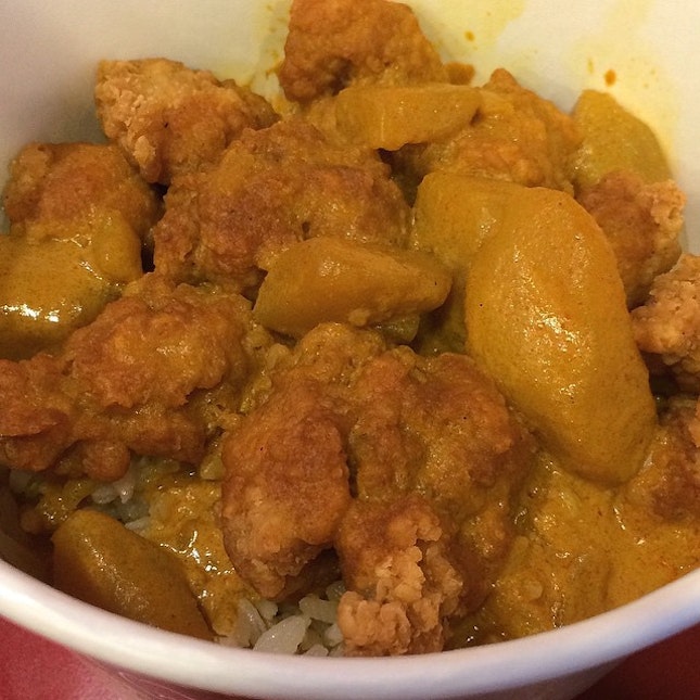 KFC Curry Rice Bucket $4