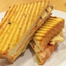 Panini for dinner at a salad place.