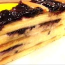 Blueberry Mille Crepe Cake