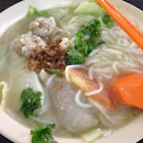 Fish Slice With Meat Balls Noodles