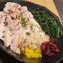 Chicken Breast With Donburi And Sesame Spinach